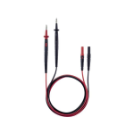 testo 0590 0012 Veiligheidsmeetsnoerenset [Stekker 4 mm - Testpunt, Banaanstekker 4 mm] 1.25 m Zwart, - Rood