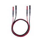 testo 0590 0013 Veiligheidsmeetsnoerenset [Stekker 4 mm - Stekker 4 mm] 1.00 m Zwart, - Rood