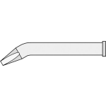 Weller XT BX Soldeerpunt Beitelvorm, gebogen Grootte soldeerpunt 2.4 mm Lengte soldeerpunt: 51.5 mm Inhoud: 1 stuk(s)