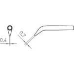 Weller RTW2 Soldeerpunt Ronde vorm, afgeschuind 45Â° Grootte soldeerpunt 0.7 mm Inhoud: 1 stuk(s)