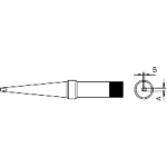 Weller 4PTK7-1 Soldeerpunt Langwerpig Grootte soldeerpunt 1.2 mm Inhoud: 1 stuk(s)