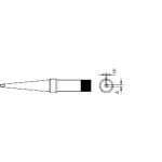 Weller 4PTM8-1 Soldeerpunt Langwerpig Grootte soldeerpunt 3.2 mm Inhoud: 1 stuk(s)