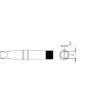 Weller 4PTA7-1 Soldeerpunt Platte vorm Grootte soldeerpunt 1.6 mm Inhoud: 1 stuk(s)