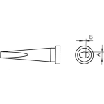 Weller LT-L Soldeerpunt Beitelvorm, lang Grootte soldeerpunt 2 mm Inhoud: 1 stuk(s)