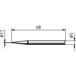 Ersa 0032BD Soldeerpunt Potloodvorm Grootte soldeerpunt 1.10 mm Inhoud: 1 stuk(s)