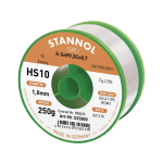 Stannol HS10 2510 Soldeertin, loodvrij Spoel Sn99.3Cu0.7 250 g 1.0 mm