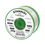 Stannol KS115 Soldeertin, loodvrij Spoel Sn99.3Cu0.7 250 g 1.0 mm