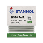 Stannol HS10-Fair Soldeertin Wikkel Sn99.3Cu0.7 5 g 1.0 mm