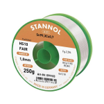 Stannol HS10-Fair Soldeertin Spoel Sn99.3Cu0.7 250 g 1.0 mm