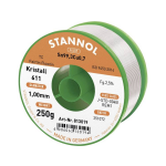 Stannol Kristall 611 Fairtin Soldeertin, loodvrij Loodvrij Sn0.7Cu 250 g 1.0 mm