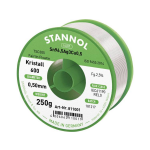 Stannol Kristall 600 Fairtin Soldeertin, loodvrij Loodvrij Sn3.0Ag0.5Cu 250 g 0.7 mm