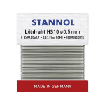 Stannol HS10 Soldeertin, loodvrij Loodvrij Sn0.7Cu 10 g 0.5 mm