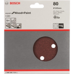 Bosch Expert for Wood 2608605718 Excenterschuurpapier Met klittenband, Geperforeerd Korrelgrootte 80 (Ã) 150 mm 5 stuk(s)