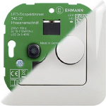 Ehmann 4260c0701 Dimmer (inbouw) Geschikt voor lampen: LED-lamp, Gloeilamp, Halogeenlamp - Wit