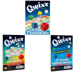 White Goblin Games Spellenbundel - 3 Stuks - Dobbelspel - Qwixx Scoreblocks & Qwixx Mixx & Qwixx Connected