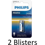 Philips 2 Stuks (2 Blisters A 1 St) Lr3/b Minicells Alkaline Batterij