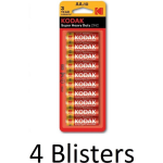 Kodak 40 Stuks (4 Blisters A 10 St) Zinc Super Heavy Duty Aa