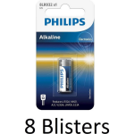 Philips 8 Stuks (8 Blisters A 1 St) Lr3/b Minicells Alkaline Batterij