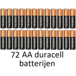 Duracell 72 Stuks Aa Alkaline Batterijen