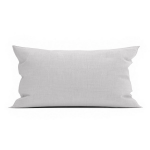 Zo Home Lino Kussensloop Linnen Look - Dove Grey 40x80cm - Grijs