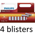 Philips 48 Stuks (4 Blisters A 12 St) Aa Alkaline Batterijen