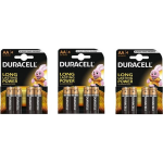 Duracell 12 Stuks (3 Blisters A 4st) - Basic Lr6 / Aa / R6 / Mn 1500 1.5v Alkaline Batterij