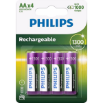 Philips Aa Oplaadbare Batterijen - 12 Stuks 1300mah