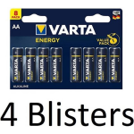 Varta 32 Stuks (4 Blisters A 8 St) Energy Aa Alkaline Batterijen