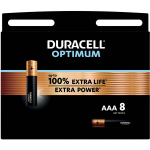 Duracell Batterij Optimum Aaa, Blister Van 8 Stuks 8 Stuks
