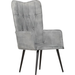 Vidaxl Fauteuil Canvas - Grijs