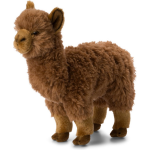Wnf Pluchee Alpaca/lama Knuffel 31 Cm Speelgoed - Knuffeldier - Bruin