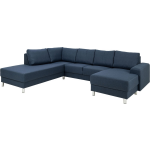 Calverton Hoekbank Chaise Longue Rechts Gericht Donker. - Blauw