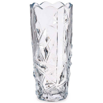 Bloemenvaas Diamant Relief 8 X 19,5 Cm Van Glas - Vazen