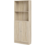 Base Wandkast 1 Plank En 2 Deuren Eiken Structuur Decor . - Geel