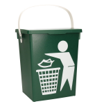 Afsluitbare Vuilnisbak/afvalbak Voor Gft/organisch Afval 5 Liter - Prullenbakken - Groen