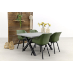 Hartman Sophie Element Mos/verona Black 160 Cm. Tuinset - 5-delig - Groen