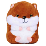 Pluche Speelgoed Knuffeldier Bruine Hamster Van 19 Cm - Knuffeldier