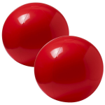 2x Stuks Opblaasbare Strandballen Extra Groot Plastic 40 Cm - Strandballen - Rood