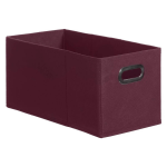 Opbergmand/kastmand 7 Liter Aubergine Linnen 31 X 15 X 15 Cm - Opbergmanden - Paars