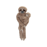 Pluche Dieren Knuffels Hangende Luiaard Met Baby Van 48 Cm - Knuffeldier