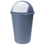 Bell Vuilnisbak/afvalbak/prullenbak Met Deksel 50 Liter - Prullenbakken - Blauw