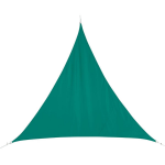 Polyester Schaduwdoek/zonnescherm Curacao Driehoek Mint 3 X 3 X 3 Meter - Schaduwdoeken - Groen