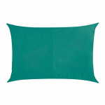 Polyester Schaduwdoek/zonnescherm Curacao Rechthoekig Mint 2 X 3 Meter - Schaduwdoeken - Verde