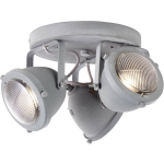 Brilliant Leuchten Plafondlamp Carmen -Richtbaar - Led - 4w - Beton - Grijs