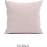 Zo Home Lino Kussensloop Linnen Look - Shell Nude 50x50cm - Roze