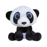 Lumo Stars Knuffel Panda Junior Pluche 20 Cm Zwart/wit