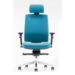 Maxxhome Senior Executive Luxe Directie Bureaustoel - High-end - Hoog - Blauw