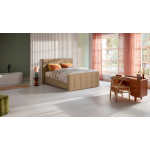 Karlsson Boxspring Unik Varje Vlak Met Gestoffeerd Matras - 200 x 200 cm - caramel