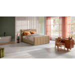 Karlsson Boxspring Unik Varje Vlak Met Gestoffeerd Matras - 200 x 210 cm - caramel