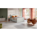 Karlsson Boxspring Unik Varje Vlak Met Gestoffeerd Matras - 180 x 200 cm - light grey